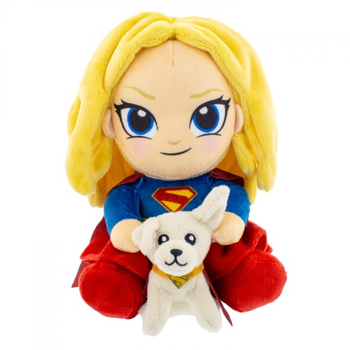 Supergirl with krypto - krypto, 7.5"